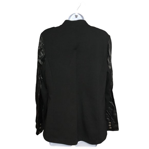 Black Military Style Women's Jacket - Picture 3 of 5